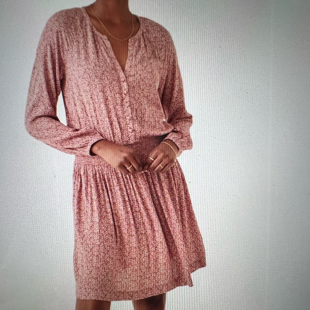 New Faherty Montara Batik Dress size small